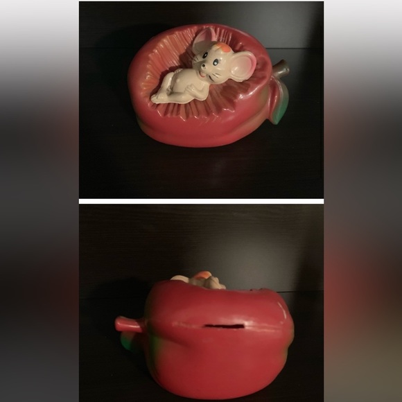 Set of 3 vintage mouse on fruit banks - Picture 6 of 6